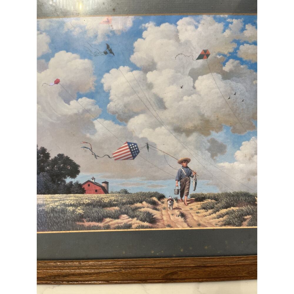 Art Print Another Hard Day at the Office Wysocki Framed Americana 250th Birthday